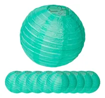 Comprar Valo Concept Pack 10 Lámparas Pantallas Chinas De Papel 20cm Estructura Menta