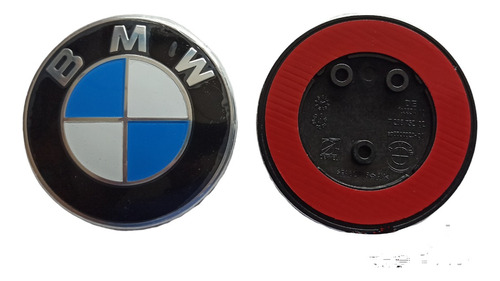 Emblema Bmw Cofre 82mm Series F De 3 Orificios
