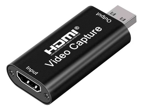 Placa De Captura Hdmi Usb 4k E 1080p Conversor Captura Games