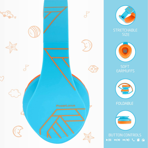 Auriculares Inalámbricos Powerlocus P2 Bluetooth Para Niños
