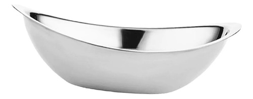 Ensaladera Acero Inoxidable, Cuenco Moderno Para Plata M