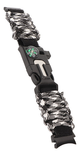 Correa De Reloj De Pulsera De Paracord 6 En 1 Con Encendedor