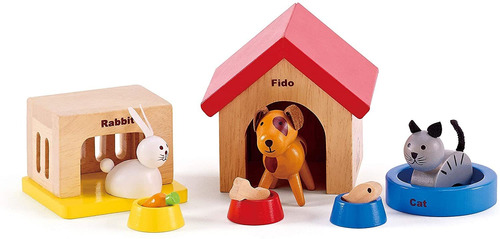 Family Ets Wooden Doll House Animals