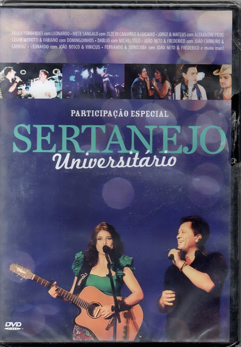 Dvd Sertanejo Universitário Participação Especial