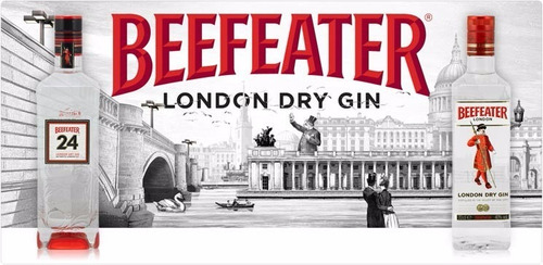 Gin Beefeater X 1000 - Importado London - Ciudad Jardin