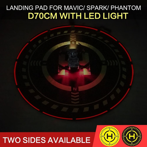 Imagen 3 de 10 de Led Dji Mini 2 Y 3 Drone Landing Pad 70cm Base De Aterrizaje