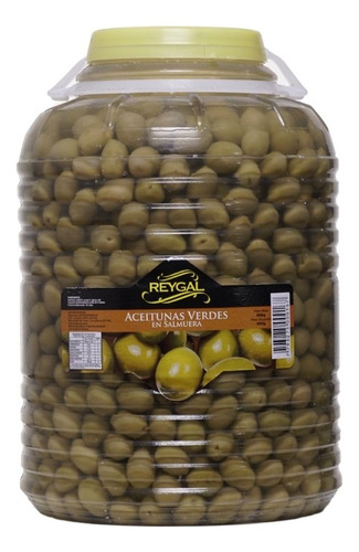 Aceitunas Verdes Con Carozo Reygal N°2 Premium Grandes 5 Kg