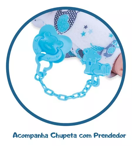 Boneco Miyo Menino 2246 Cotiplás - Azul