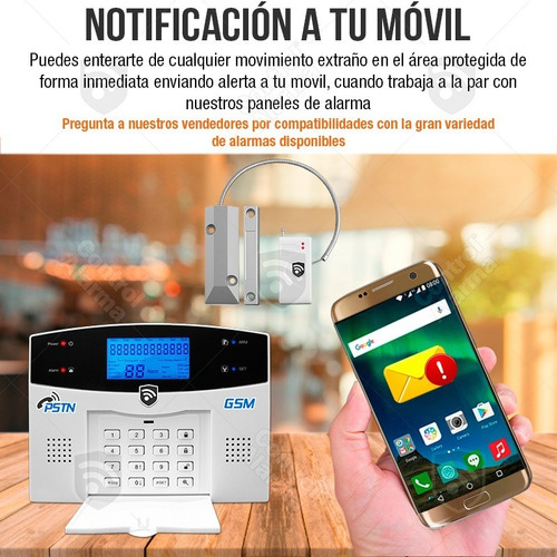 Imagen 4 de 6 de Sensor Detector Cortina Metalica Uso Rudo Inalambrico Magnetico Sistema Alarma Apertura Portones Casa Negocio Oficina