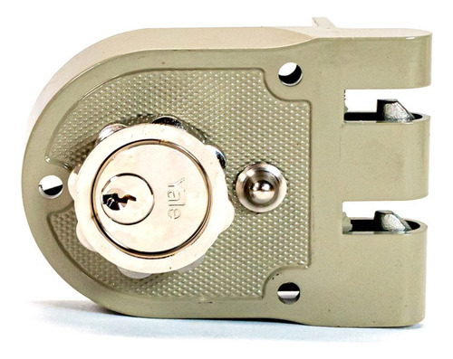 Cerradura De Sobreponer Izquierda Yale 396 Roseta Color Beige