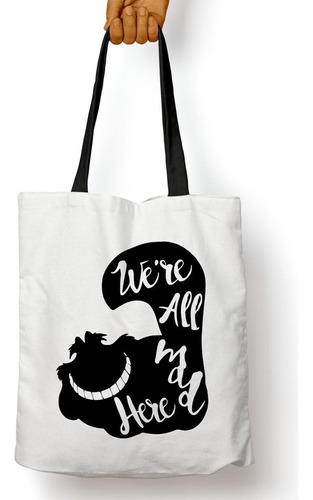 Bolso We're All Mad Here (d1326 Boleto.store)