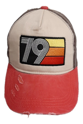 Imagen 4 de 4 de Gorras Cap Vintage 79 Gastada Trucker Parche Bordado Premiun