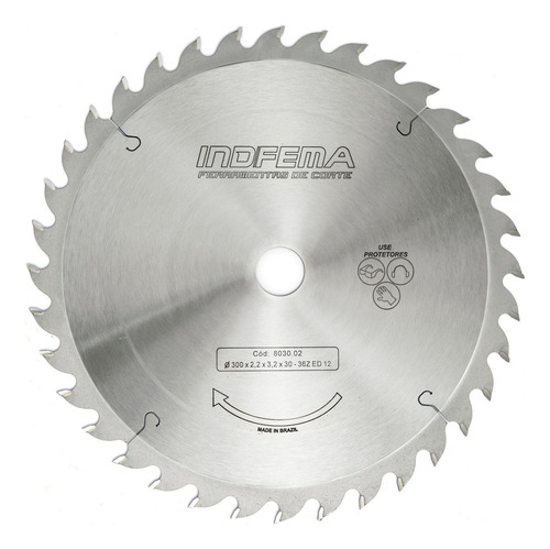 Disco De Serra Circular 300x36 3,2 X 2,2 X 30 Ed Indfema