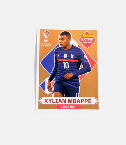 Figurinha Copa 2022 Legend Kylian Mbappé Bronze Oficial