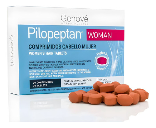 Pilopeptan Woman® Tratamiento Anticaída X 30 Comprimidos