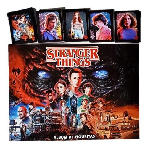 Álbum De Figuritas Stranger Things Completo A Pegar 