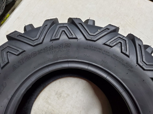 2 Llantas 26x11-12 Atv Todo Terreno Uso Sin Camara 6 Capas