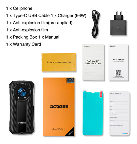 Smartphones Robustos Doogee S110 Octa Core De 12 Gb+256 Gb,