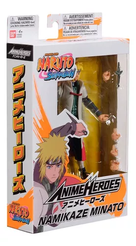 Minato Quarto Hokage Boneco Naruto Shippuden Articulado em