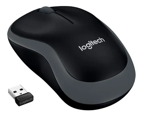 Mouse inalámbrico LogitechInalámbrico M185 M185 gris