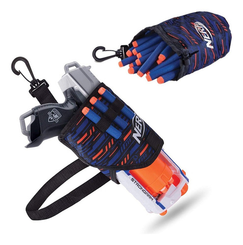 Set Nerf X2 Starter Strike Funda P/ Blaster Bolsito - El Rey