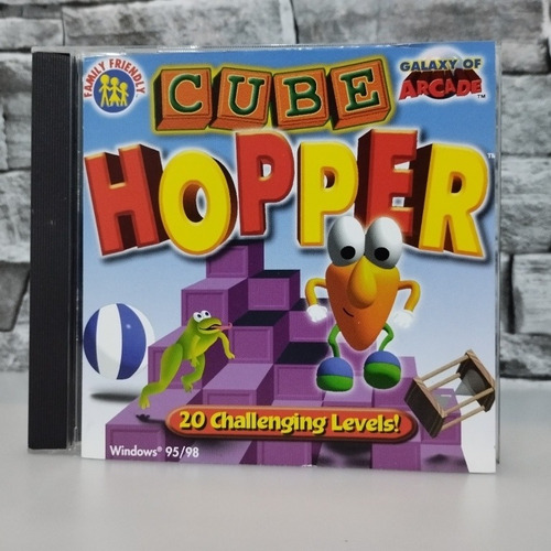 3d Cube Hopper Pc, Galaxy Arcade Windows 95 98 Pc Cd-rom 