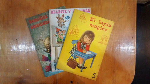 Lote 3 Libros Infantiles Para Pintar Con Texto (sin Uso)