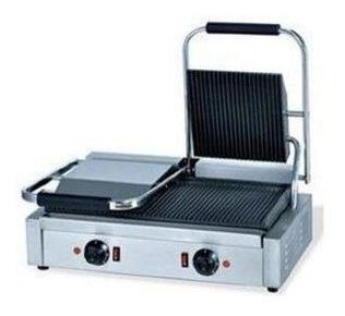 Plancha Ecobeck Doble Contacto Acanalada/acanalada Doble