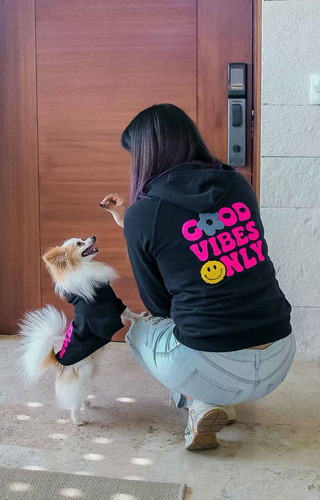 Sudadera Good Vibes Only Ropa Perros Pequeños Y Grandes