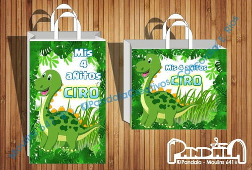 Bolsitas Para Sorpresitas Dinosaurios X10