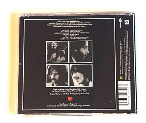 Beatles - Let It Be - Cd Remasterizado Uk
