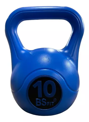 Pesas Rusas Kettlebell Bsfit Plastica 14kg Fitness Mancuerna