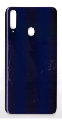 Tapa Posterior Compatible Con Samsung A20s Azul