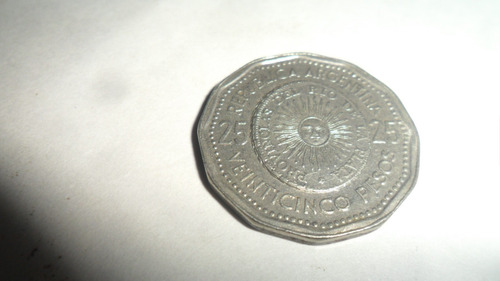 Moneda Argentina 25 Pesos 1968 (Usado)