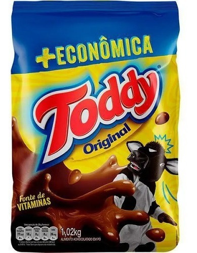 Achocolatado Toddy Original Vitaminado Sachê 1,02kg