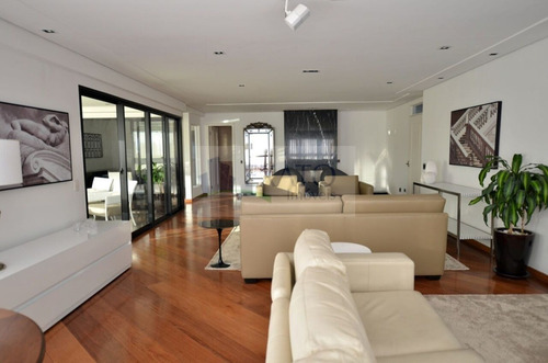 Imagem 4 de 15 de Maravilhoso Apartamento Totalmente Mobiliado E Equipado, Com 280m², 3 Suítes Sendo 1 Master, 4 Vagas - Em47231