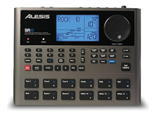 Máquina De Batería Electrónica Alesis Sr16 Con Estéreo De 24