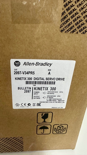 Allen-bradley 2097-v34pr5 Kinetix 300 Servo Drive, 400/480v