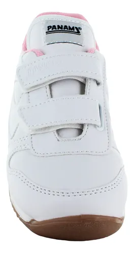 Tenis Escolar Velcro Tactopiel Blanco Niña 81635