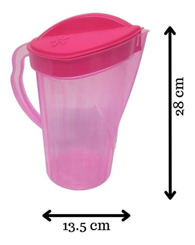 Juego Jarra 4l Thalía Y 6 Vasos