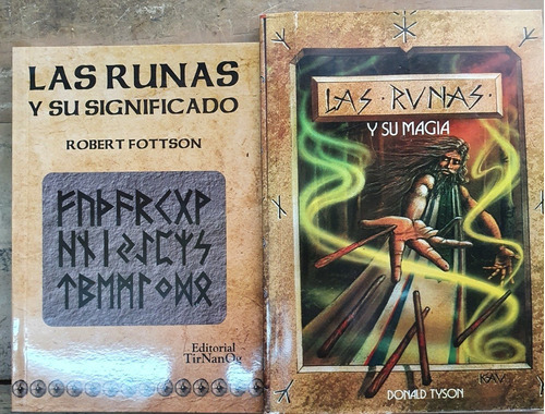 2 Libros Runas Significado Magia Donald Tyson Rober Oiuuuys