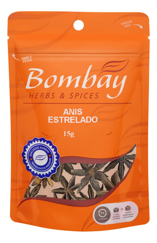 Anis-Estrelado Bombay Herbs & Spices Pouch 15g