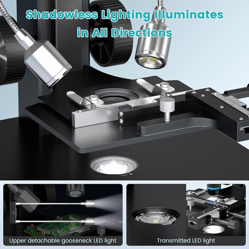 Lm266s Microscopio Digital Hdmi De 5 Lentes