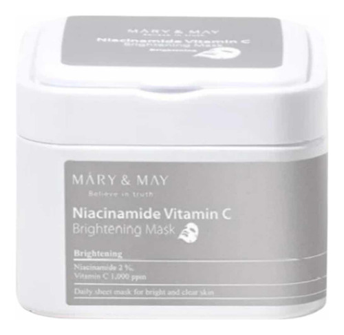 Niacinamide Vitamin C Brightening Mask  30 Mascarillas