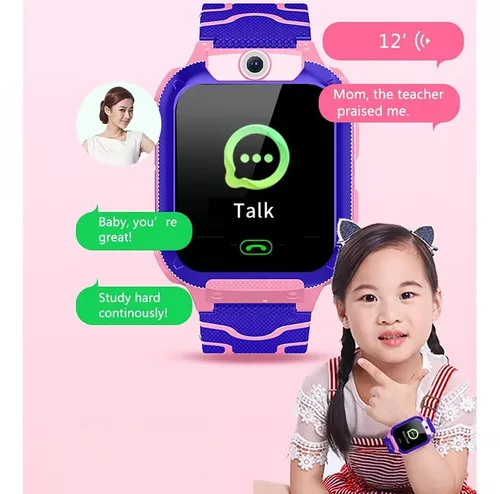 Reloj inteligente para niños Q12 Azul – Digitek Chile