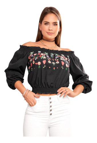 Blusa Mujer Negro Atypical 92799