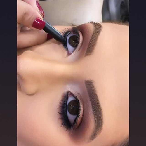 Lápiz delineador de ojos Fand Makeup In Color, impermeable, negro