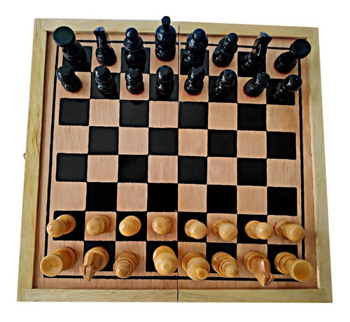 Ajedrez #5 Madera 45x45x4 Cm Artesanal No.5 Profesional