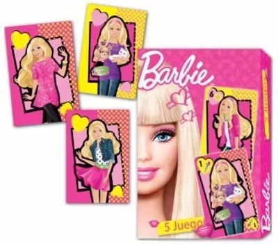Juegos De Cartas Barbie Max Steel Y Juego De Princesas 3x2