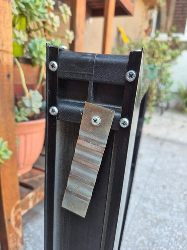 Ventana Corrediza Aluminio Negro 2.00 X 60 Cocina Negro